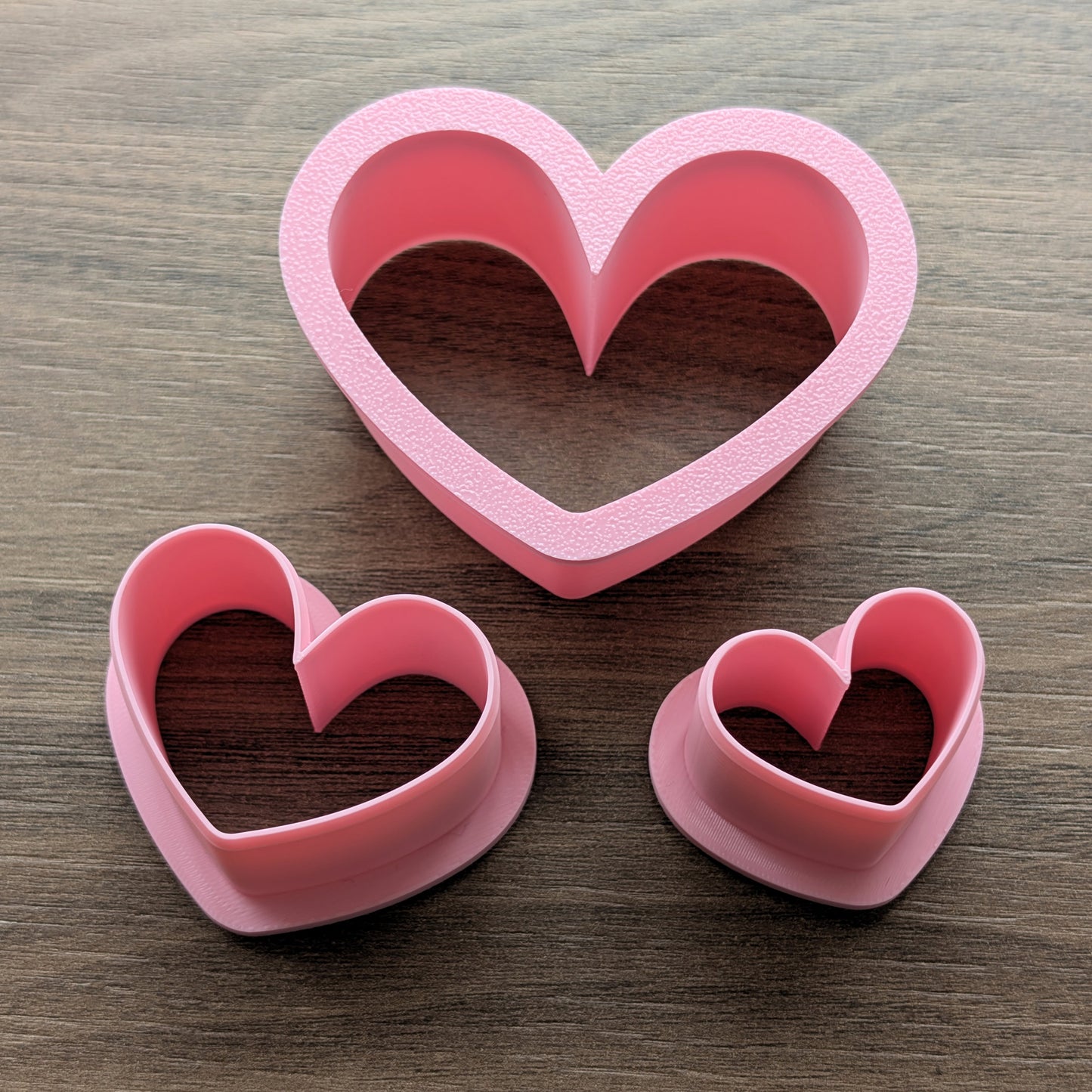 Hearts #2 Cookie/Fondant Cutters - 3pcs