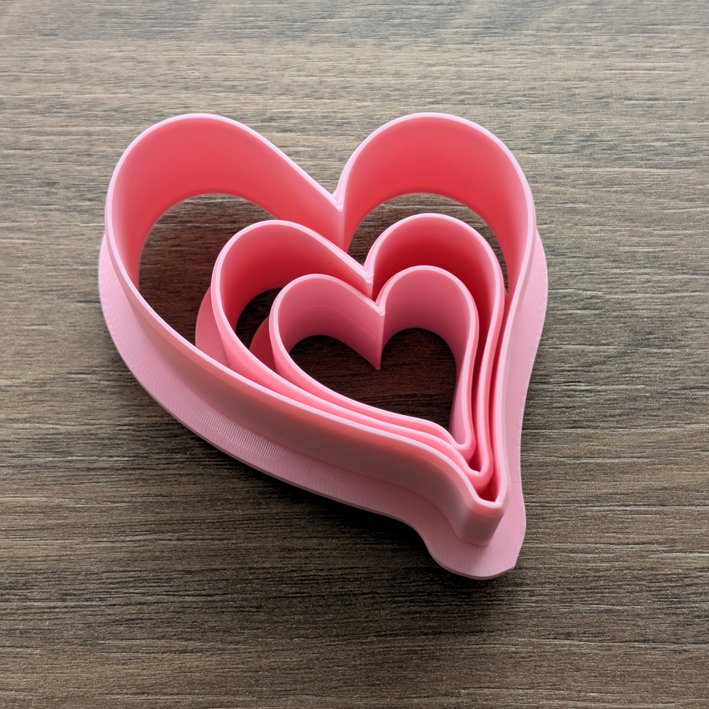 Hearts #3 Cookie/Fondant Cutters - 3pcs