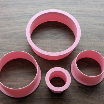 Circles Cookie/Fondant Cutters - 4pcs (3cm, 5cm, 7cm & 9cm)
