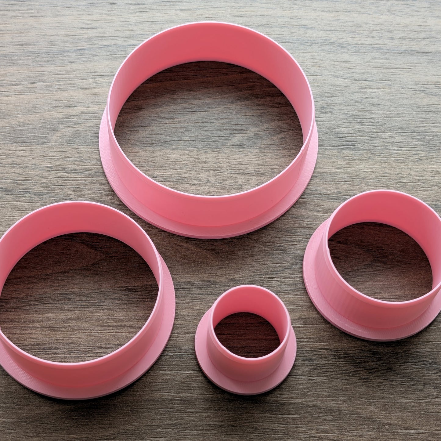 Circles Cookie/Fondant Cutters - 4pcs (3cm, 5cm, 7cm & 9cm)