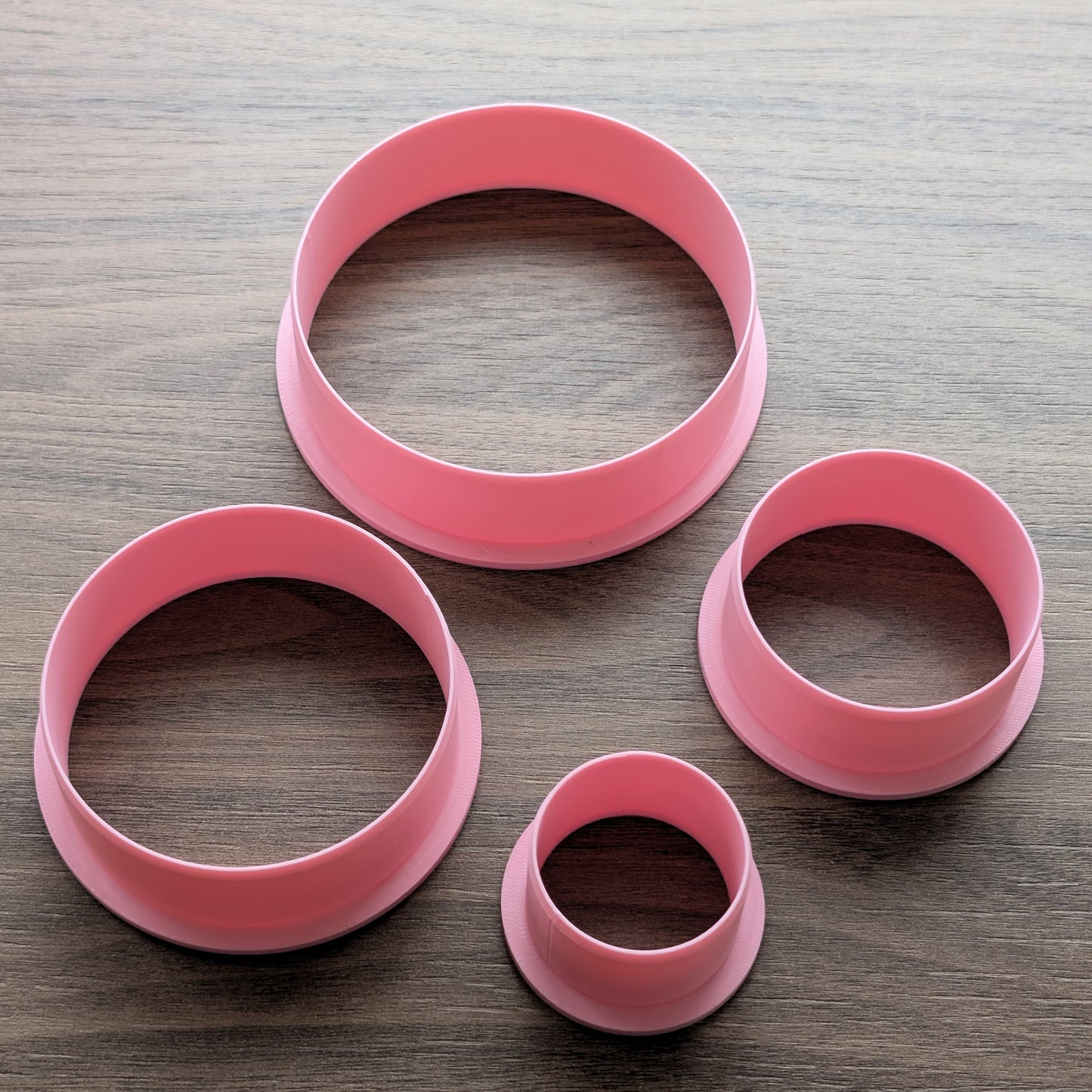 Circles Cookie/Fondant Cutters - 4pcs (4cm, 6cm, 8cm & 10cm)
