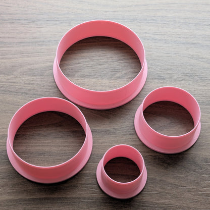 Circles Cookie/Fondant Cutters - 4pcs (4cm, 6cm, 8cm & 10cm)