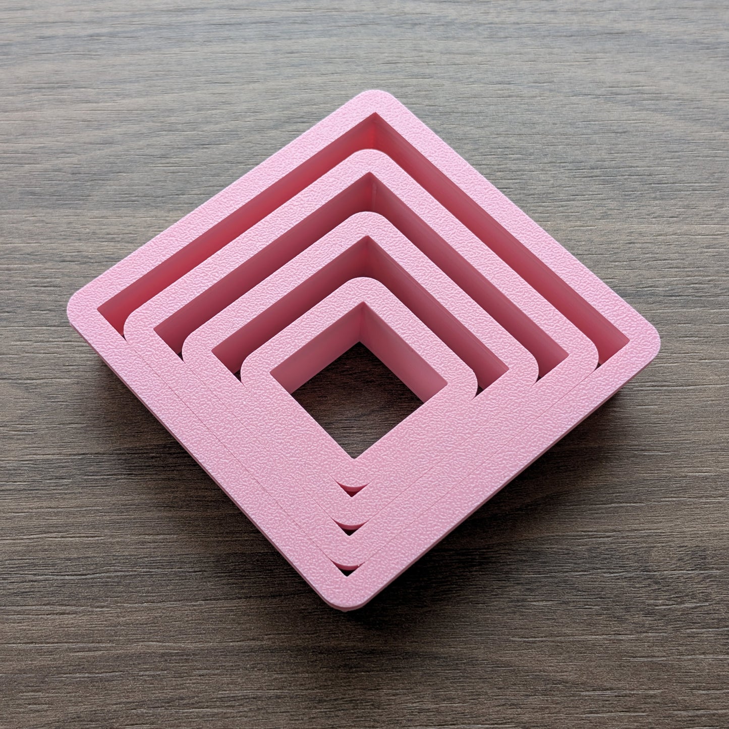 Squares Cookie/Fondant Cutters - 4pcs (3cm, 5cm, 7cm & 9cm)