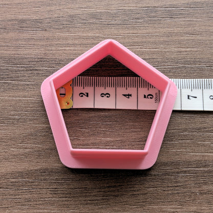 Pentagon Cookie/Fondant Cutters - 4pcs (3cm, 5cm, 7cm & 9cm)