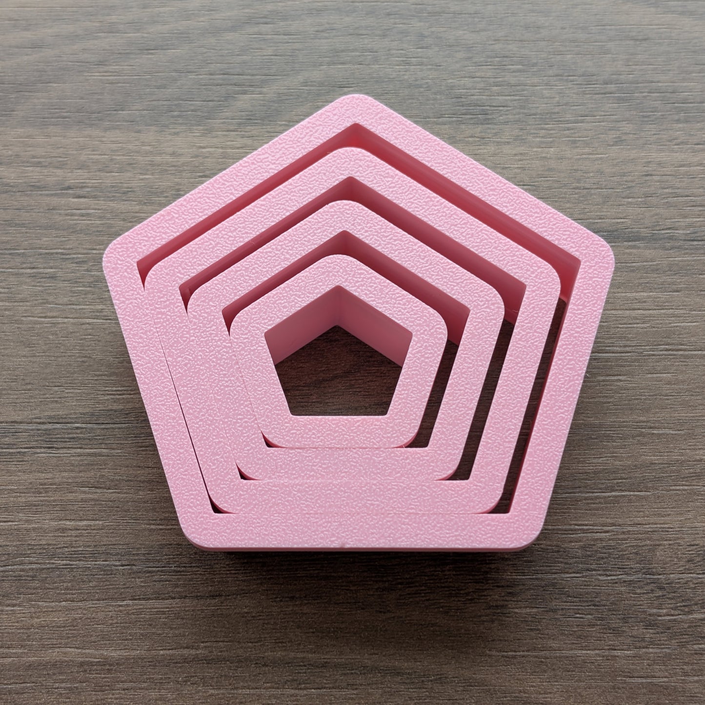 Pentagon Cookie/Fondant Cutters - 4pcs (3cm, 5cm, 7cm & 9cm)