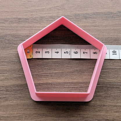 Pentagon Cookie/Fondant Cutters - 4pcs (4cm, 6cm, 8cm & 10cm)
