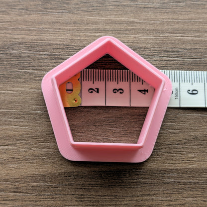Pentagon Cookie/Fondant Cutters - 4pcs (4cm, 6cm, 8cm & 10cm)