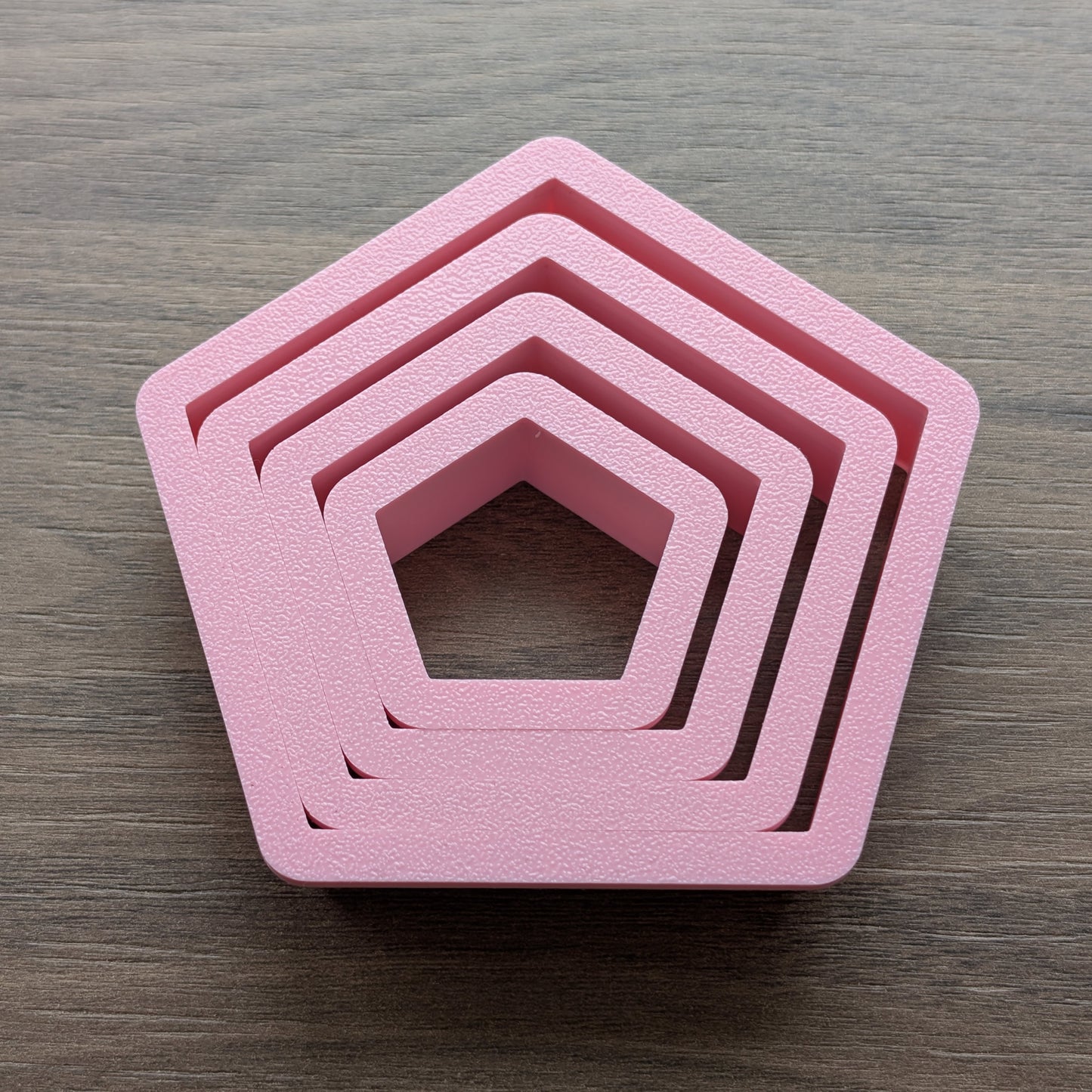 Pentagon Cookie/Fondant Cutters - 4pcs (4cm, 6cm, 8cm & 10cm)