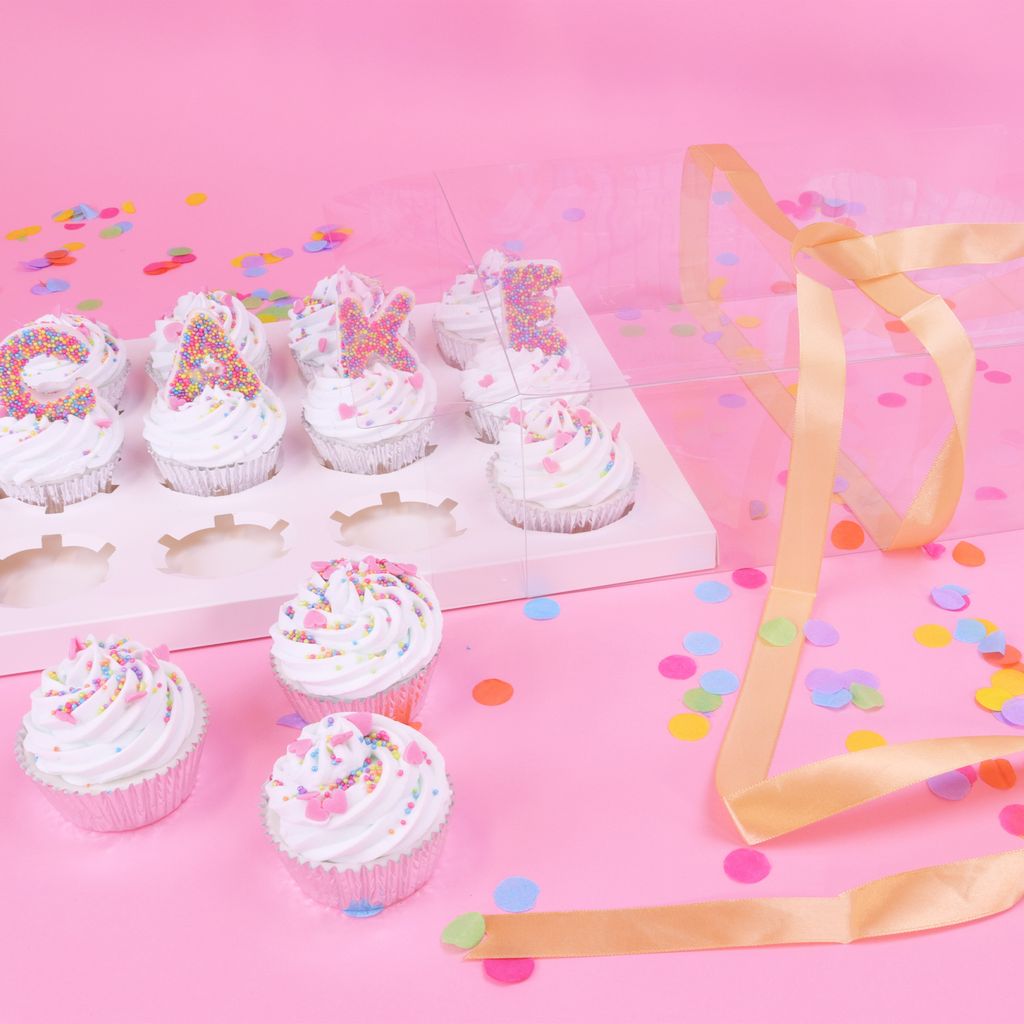 PME Crystal Cake Box - Cupcake 12 Hole
