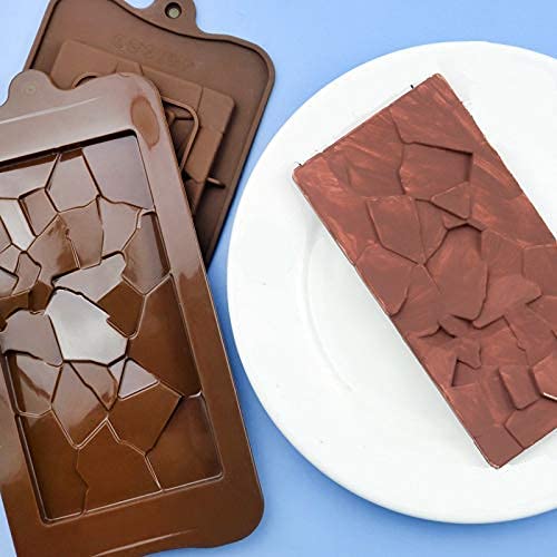 Cracked Slab Chocolate Mould 1pc