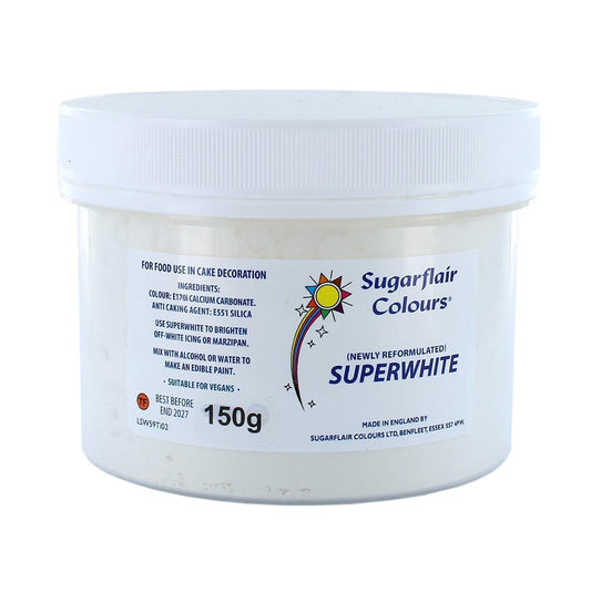 Sugarflair Superwhite 150g - Titanium Free