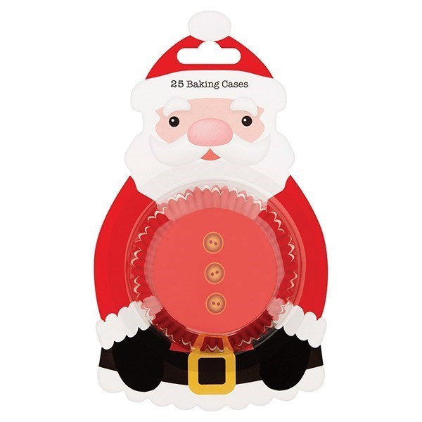 Santa Cupcake Cases 25pc