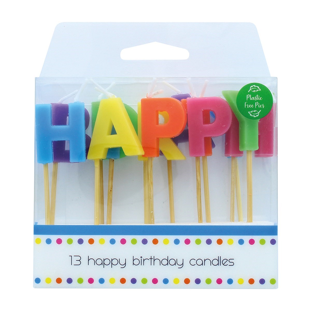 Happy Birthday Candles 13pc