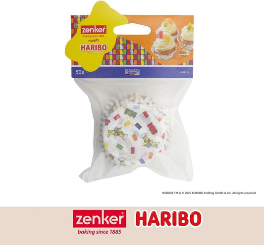 Haribo Gummy Bear Cupcake Cases 50pcs