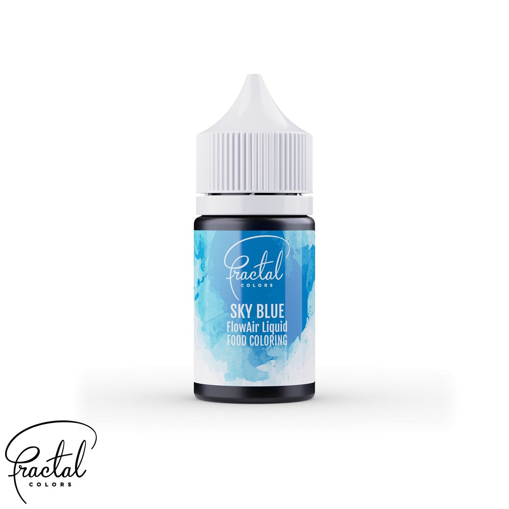 Clearance [Out Of Date] - Fractal Colours  FlowAir Liquid 30g - Sky Blue