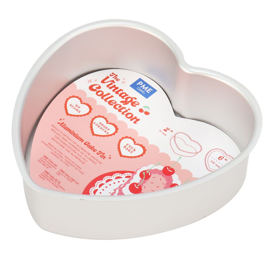 PME Heart Cake Tin - 6" x 2" High