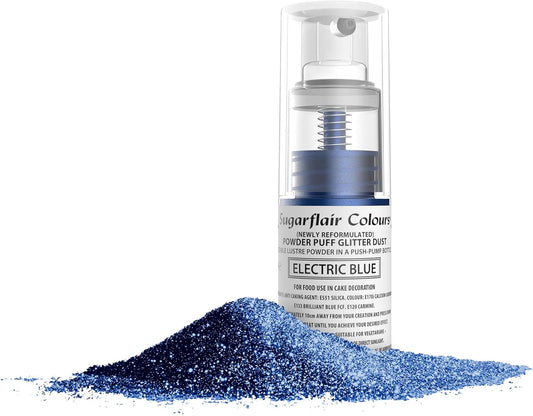 Sugarflair Powder Puff Spray - Electric Blue