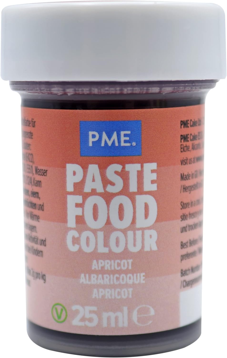 Clearance [Out Of Date] - PME Colour Paste - Apricot Crush 25g