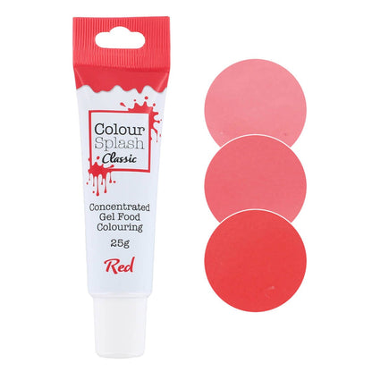 Colour Splash Colouring Gel 25g - Red