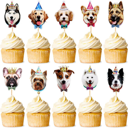 Cupcake Picks - Dog Theme 6pcs