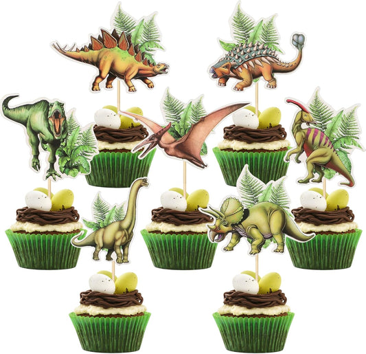 Cupcake Picks - Dinosaur Theme 14pcs