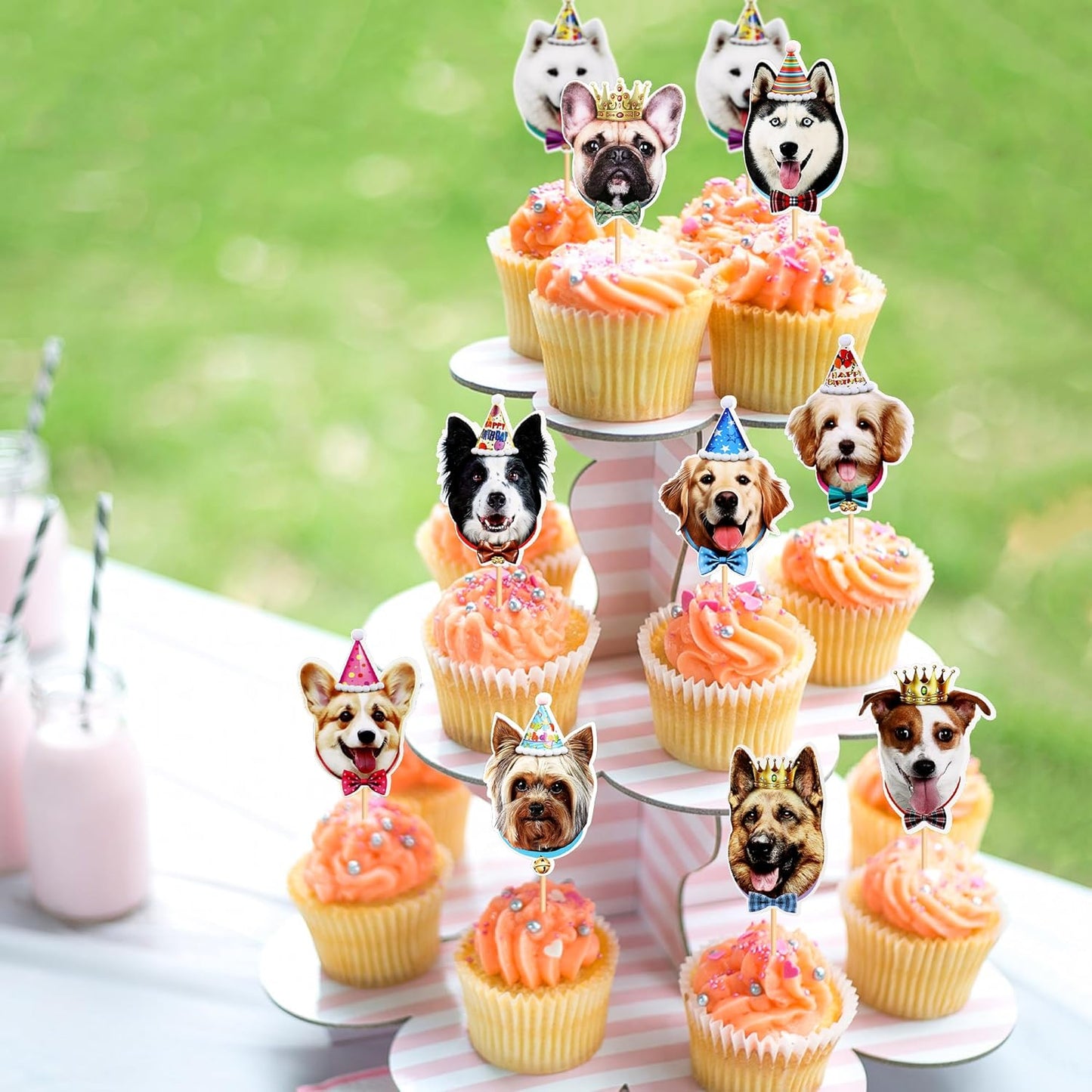 Cupcake Picks - Dog Theme 6pcs