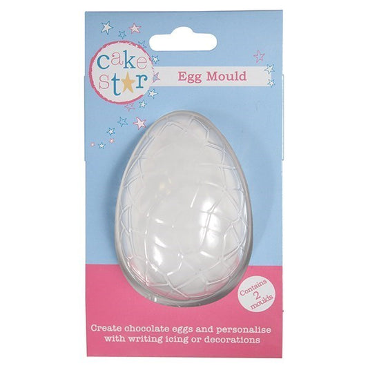 Cake Star Egg Mould 2pc - Small