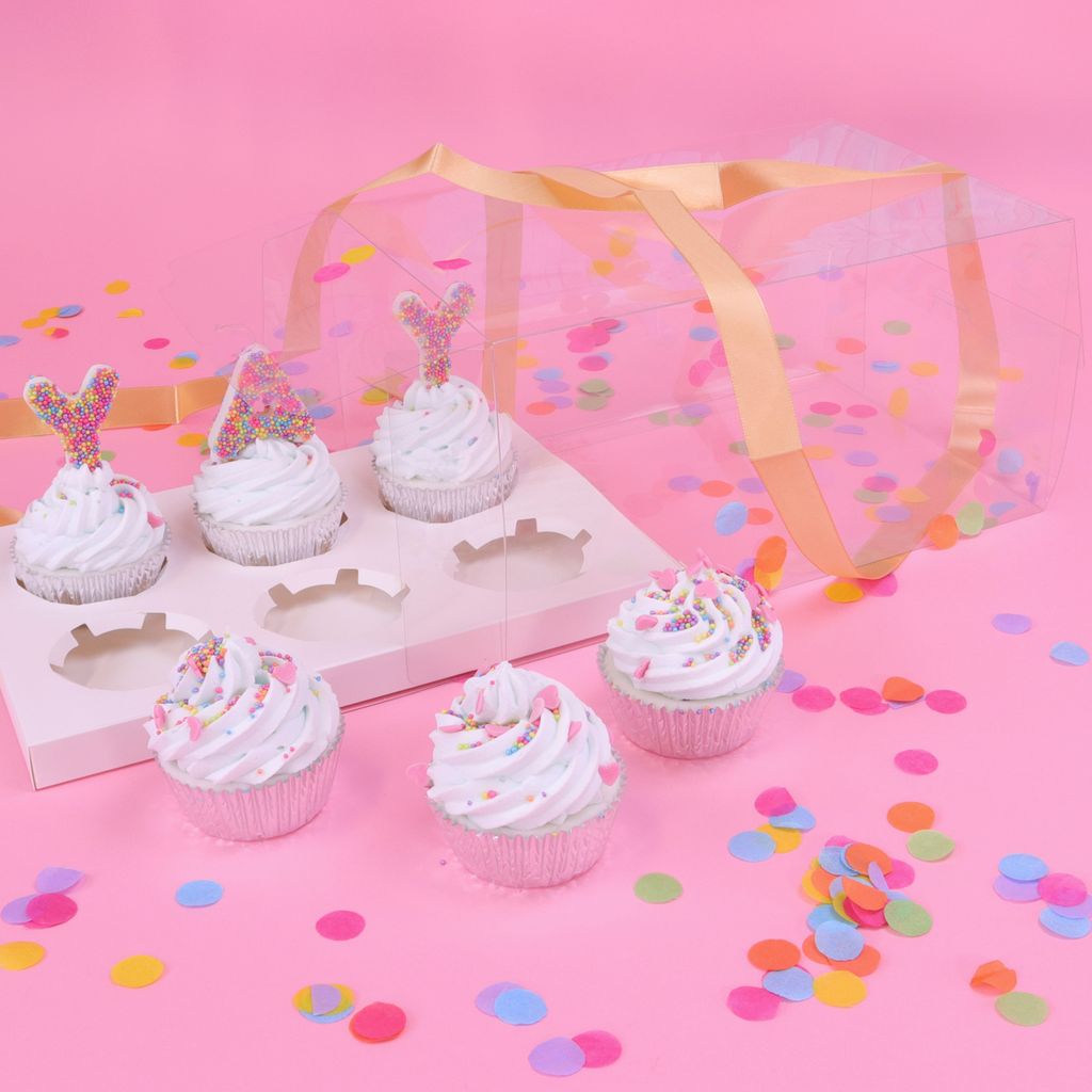 PME Crystal Cake Box - Cupcake 6 Hole