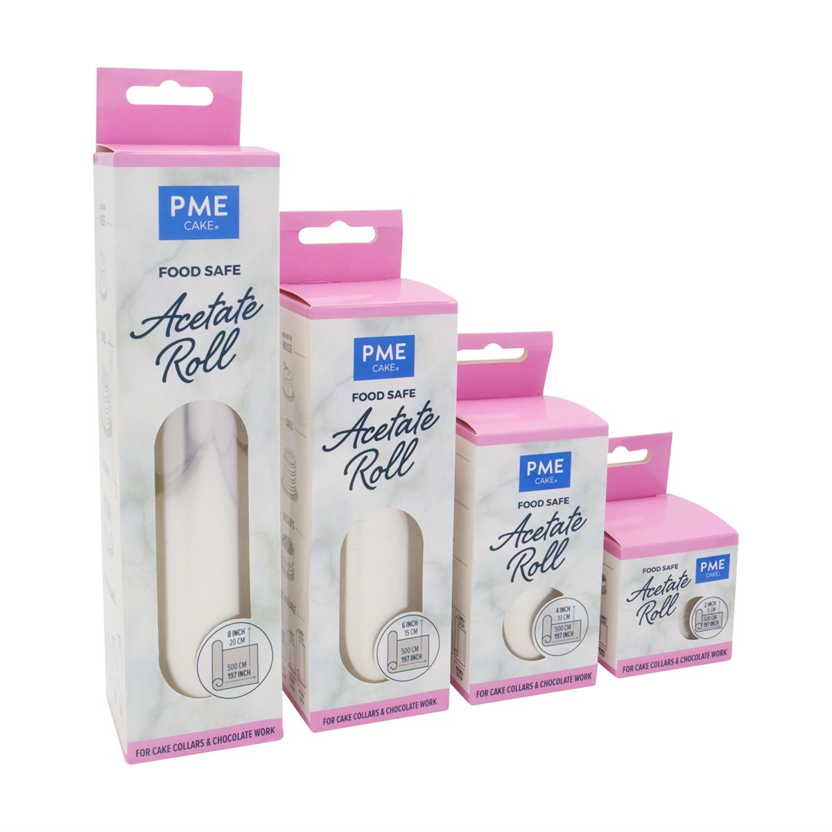 PME Acetate Roll 4" x 5m