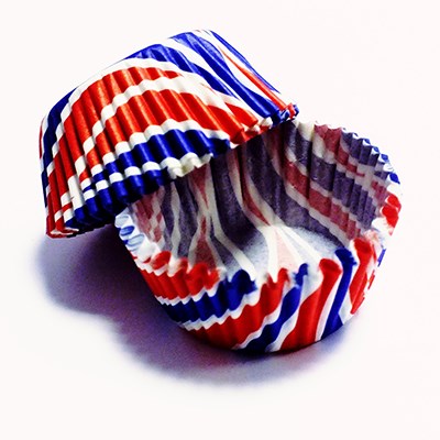 PME Patriotic Swirls Mini Cupcake Cakes 100pcs