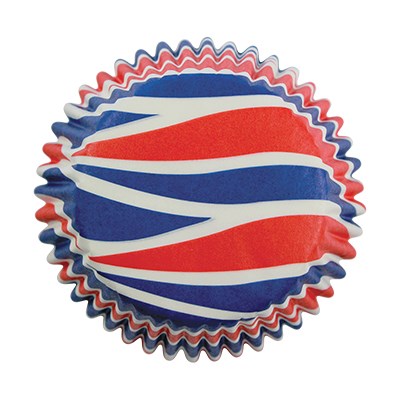 PME Patriotic Swirls Mini Cupcake Cakes 100pcs