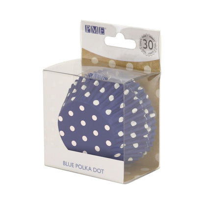PME Cupcake Cases - Polka Dot - Blue
