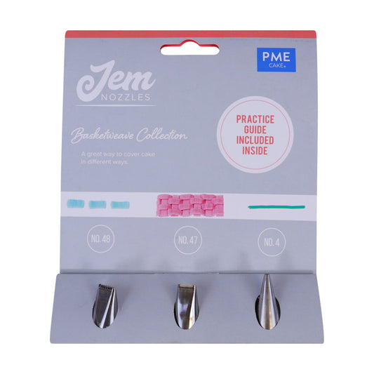 PME/JEM Nozzle Set - Basketweave Collection #48 #47 #4