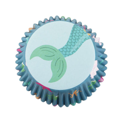 PME Cupcake Cases - Mermaid 60pc