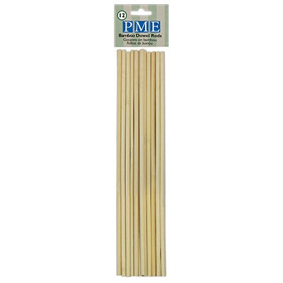 PME Wood/Bamboo Dowels 12"   12pk
