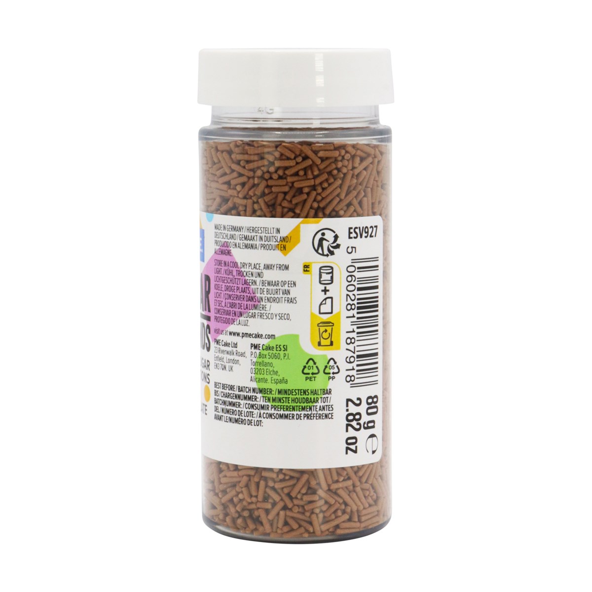 PME Sugar Strands 80g - Brown