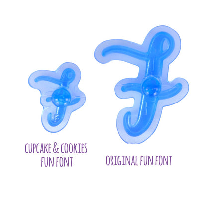 PME Fun Fonts Col1 C/Cake Cookie 66pcs