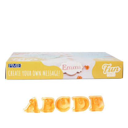 PME Fun Fonts Col2 Upper/Lowercase 52pcs