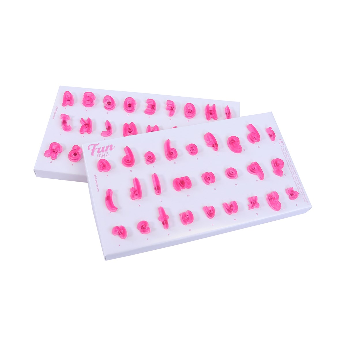 PME Fun Fonts Col3 Upper/Lowercase 52pcs