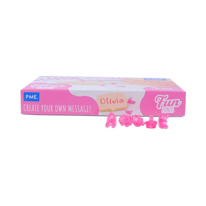 PME Fun Fonts Col3 Upper/Lowercase 52pcs