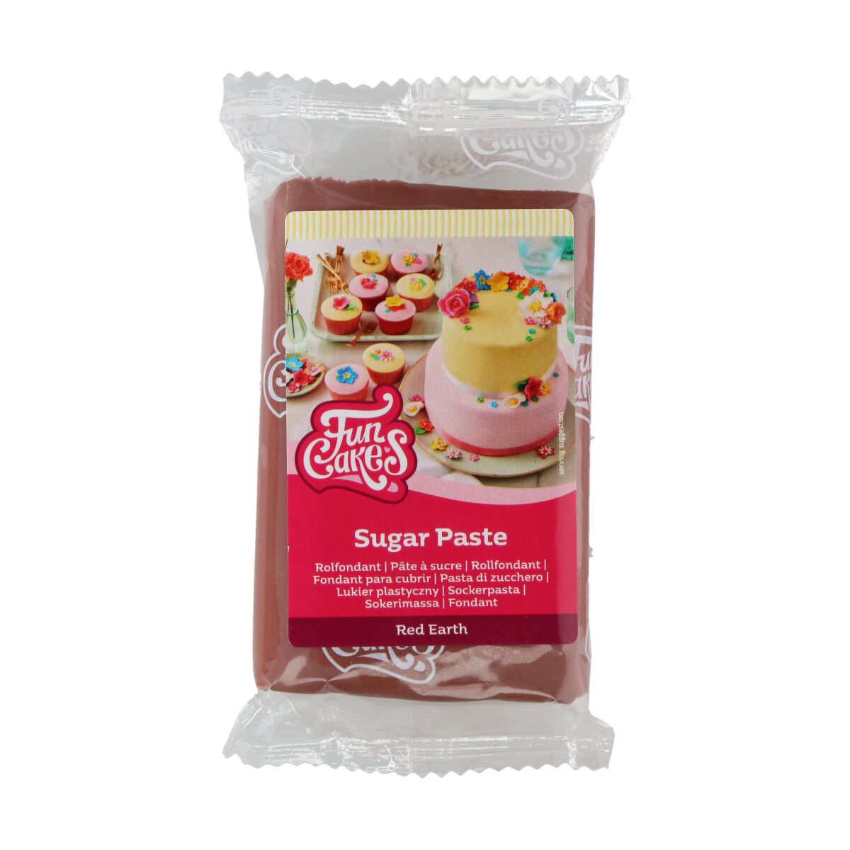 FunCakes - Sugarpaste - 250g Red Earth
