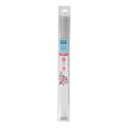 PME Floral Wires 50pc - White #24 Guage