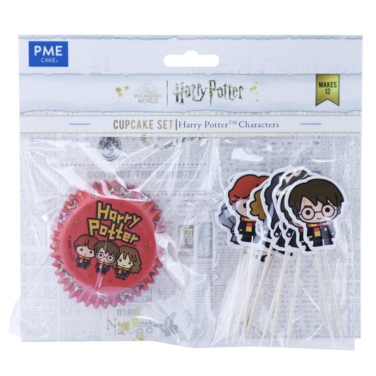 PME Harry Potter Cupcake Set - Case & Topper 12pcs