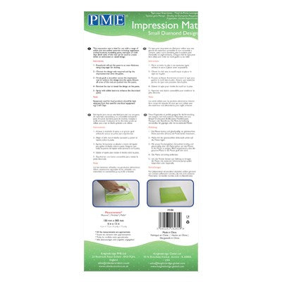 PME Impression Mat - Small Diamond