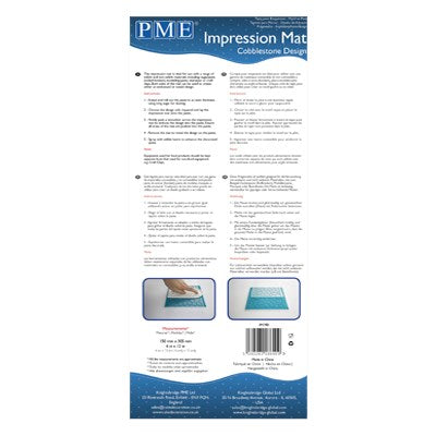 PME Impression Mat - Cobblestone