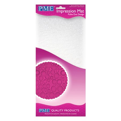 PME Impression Mat - Polka Dot