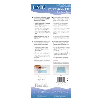 PME Impression Mat - Snowflake