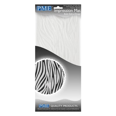 PME Impression Mat - Bold Zebra