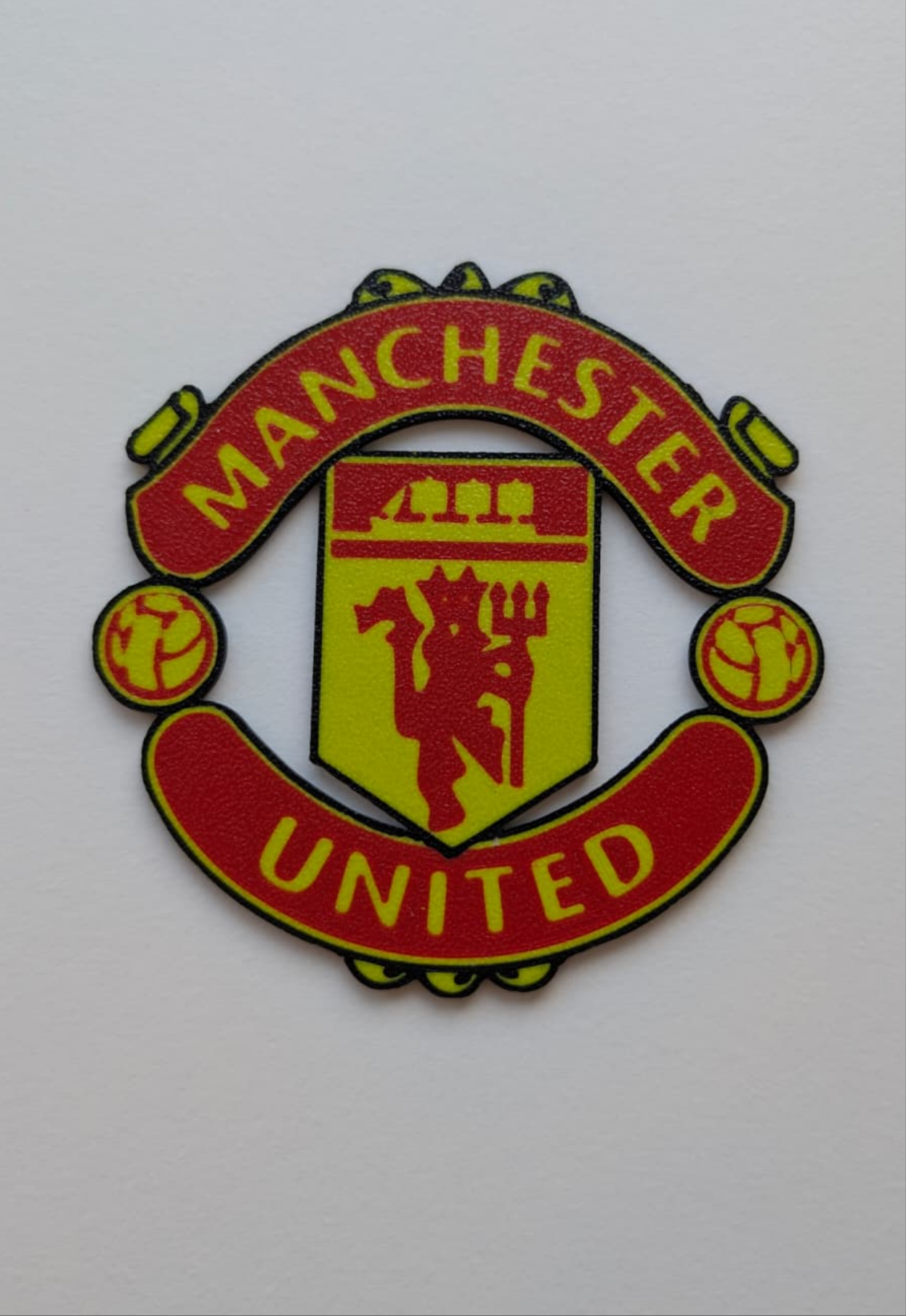 Manchester United Football Style Cake Charm 10cm