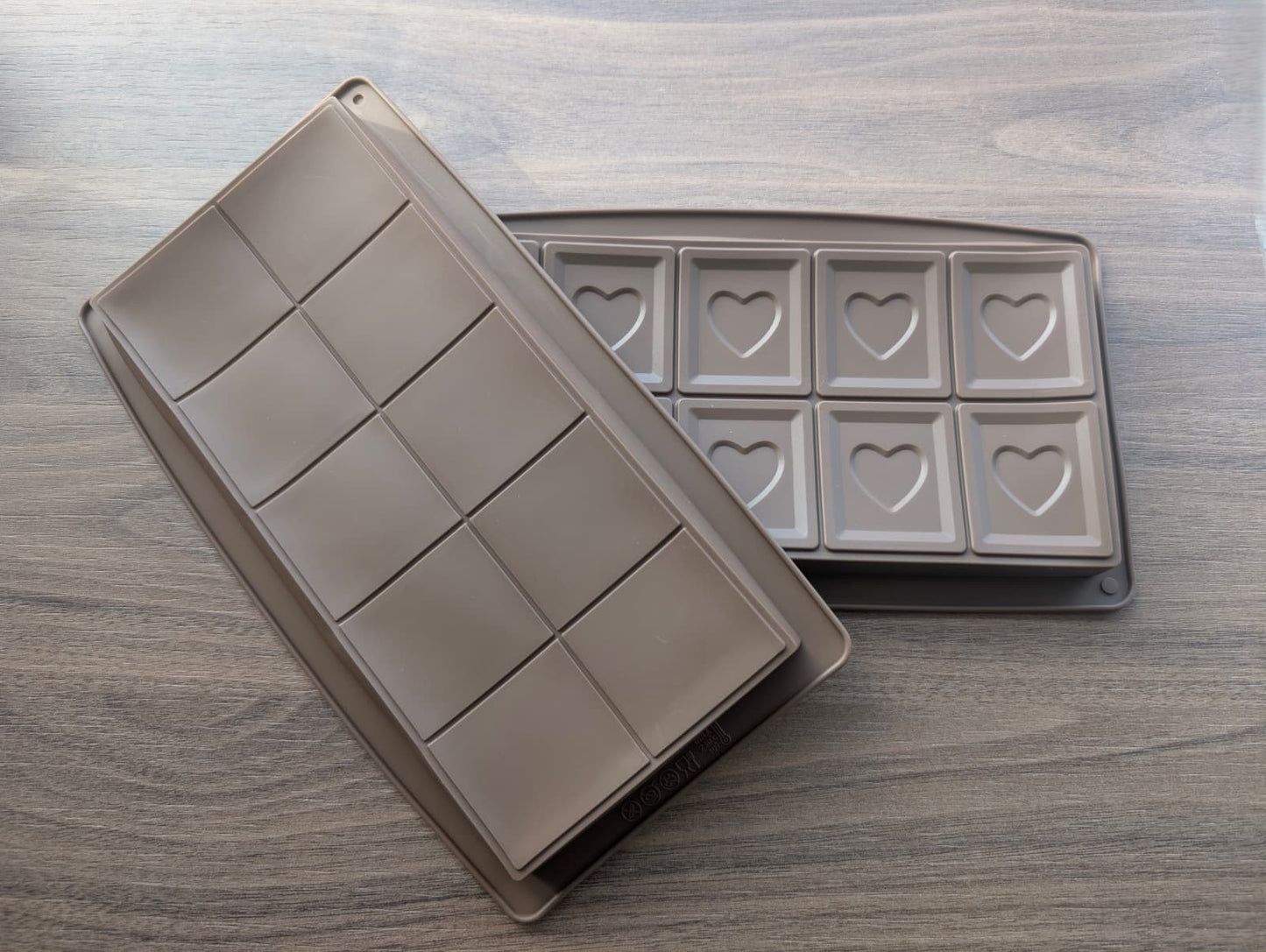 Chocolate Mould x2 - Filled Dubai Bar Style Slab